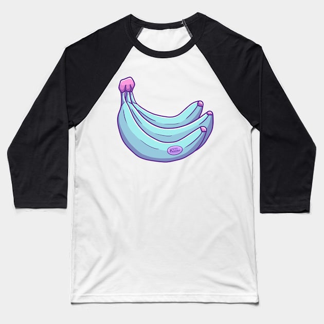 Weird bananas Baseball T-Shirt by kunstknecko